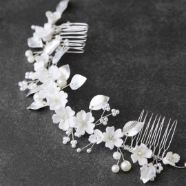 Handmade Bridal Hair Comb Vine 